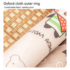 Pet Summer Mat Cute Dog Cooling Sofa Breathable Small Dog Bed Cushion Moistureproof Rattan Wear Cat Mat Accessories